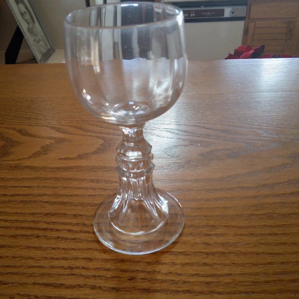 Wine Glass, Vintage, with Stem, Foot